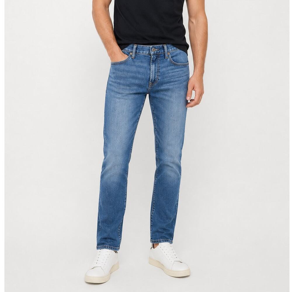 GAP 1969 Faded Medium Indigo Wash Classic Slim Straight Tailored Fit Jeans 29x32